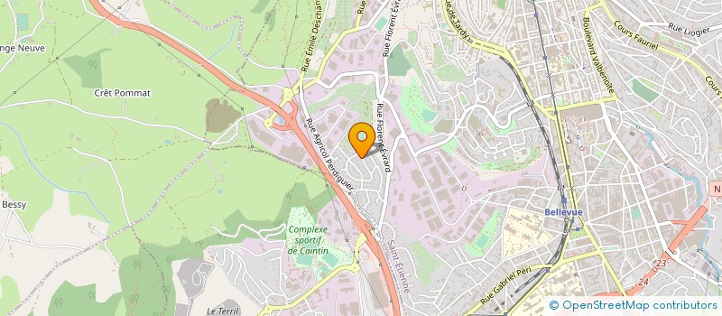 localisation de l'entreprise OR ROSE  SAINT-ETIENNE