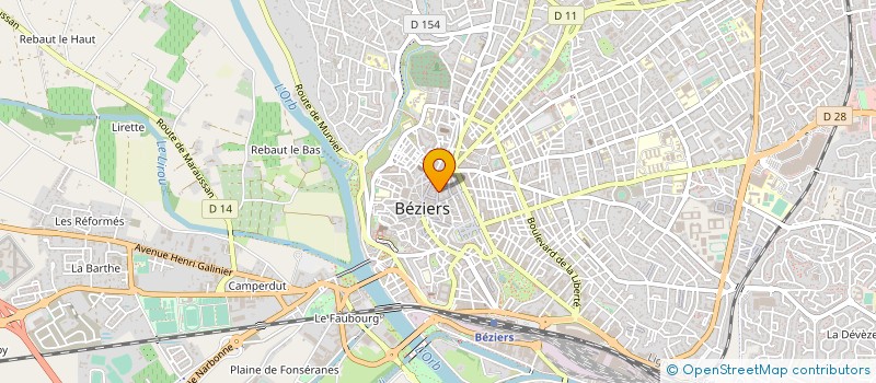 localisation de l'entreprise OR SERIE  BEZIERS