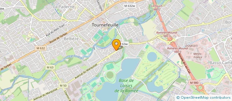 localisation de l'entreprise OR TELECOM  TOURNEFEUILLE