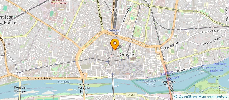localisation de l'entreprise ORA à ORLEANS