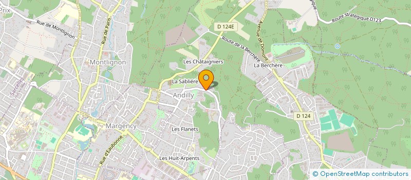 localisation de l'entreprise ORA à ANDILLY