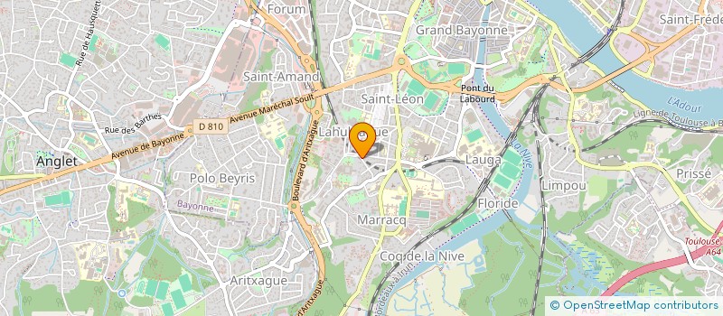 localisation de l'entreprise ORA 64 à BAYONNE