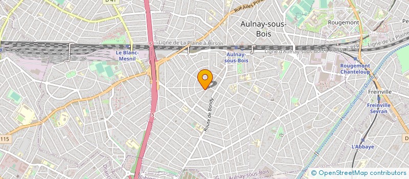 localisation de l'entreprise ORA 7 à AULNAY-SOUS-BOIS