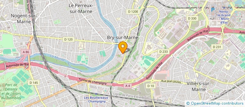 localisation de l'entreprise ORA à BRY-SUR-MARNE