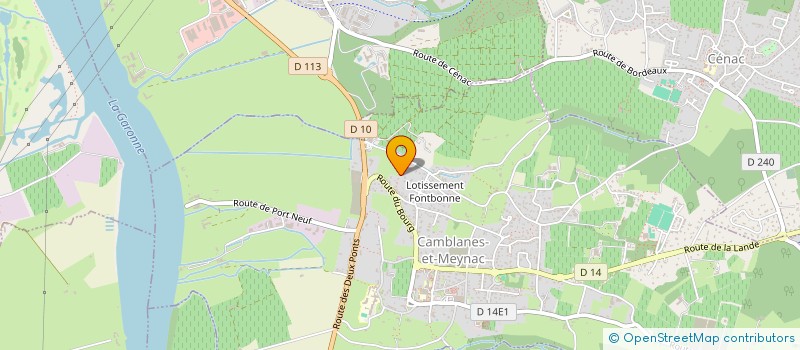 localisation de l'entreprise ORA  CAMBLANES-ET-MEYNAC