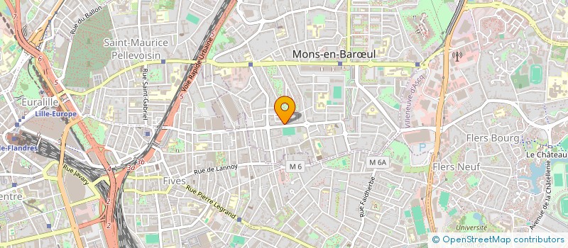 localisation de l'entreprise ORA à MONS-EN-BARUL