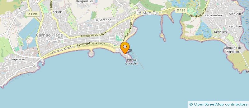 localisation de l'entreprise ORA  CARNAC