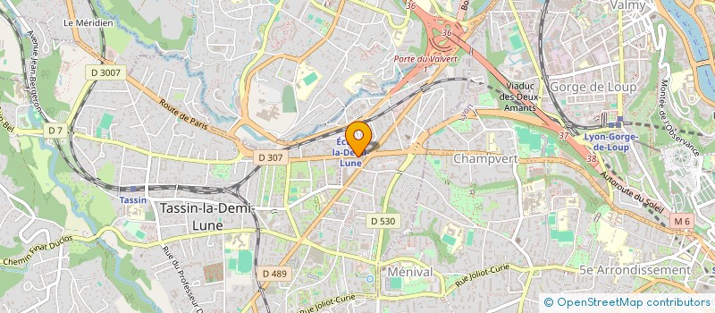 localisation de l'entreprise ORA à TASSIN-LA-DEMI-LUNE