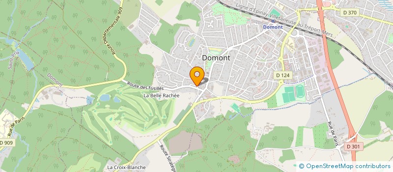 localisation de l'entreprise ORA BEAUTE à DOMONT