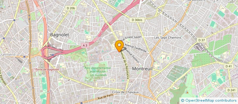 localisation de l'entreprise ORA CAR à MONTREUIL