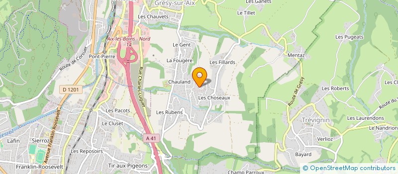 localisation de l'entreprise ORA DEVELOPPEMENT à GRESY-SUR-AIX