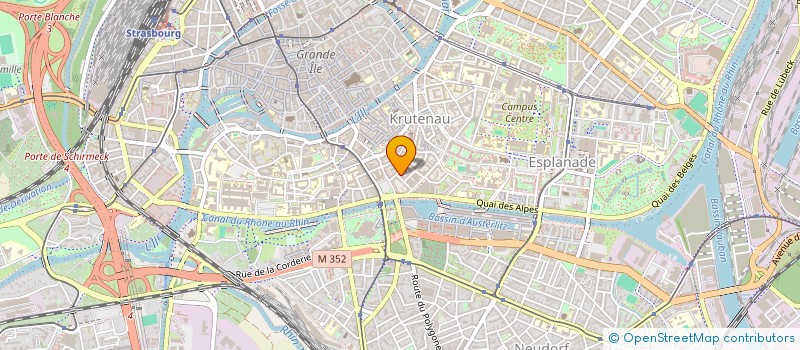 localisation de l'entreprise ORA ENVIRONNEMENT à STRASBOURG