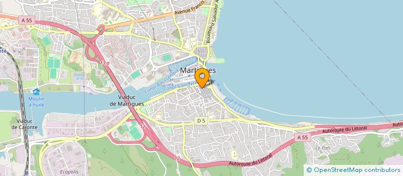 localisation de l'entreprise ORA IMMO  CHATEAUNEUF-LES-MARTIGUES