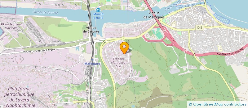 localisation de l'entreprise ORA INGENIERIE  MARTIGUES