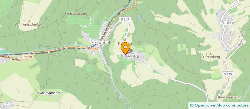 localisation de l'entreprise ORA INVEST  HINSBOURG