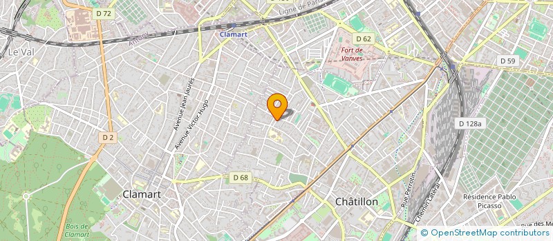 localisation de l'entreprise ORA PRODUCTIONS  CHATILLON