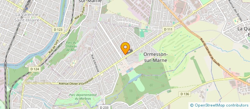 localisation de l'entreprise ORA SYSTEME  ORMESSON-SUR-MARNE