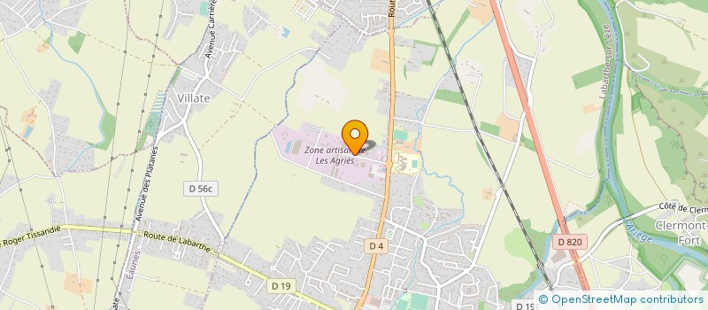localisation de l'entreprise ORA VEHICULES ELECTRIQUES à LABARTHE-SUR-LEZE