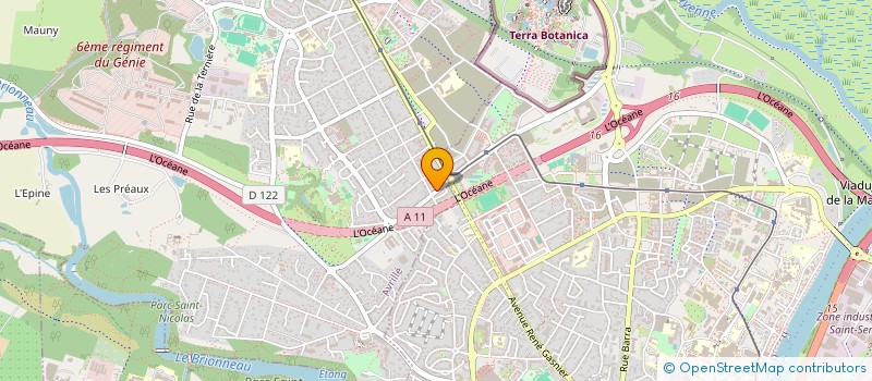 localisation de l'entreprise ORA49 à AVRILLE