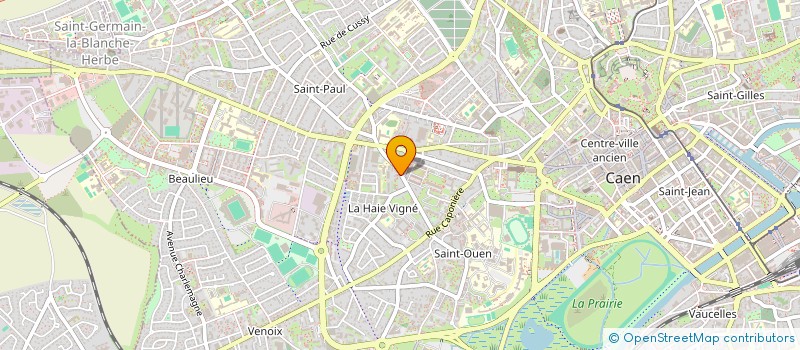 localisation de l'entreprise ORAC à CAEN