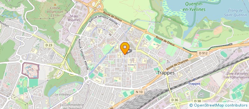 localisation de l'entreprise ORACARE à TRAPPES