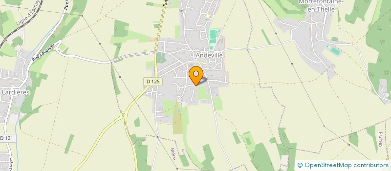 localisation de l'entreprise ORACK  ANDEVILLE