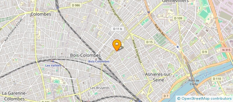 localisation de l'entreprise ORACL'ENTREPRISES à ASNIERES-SUR-SEINE