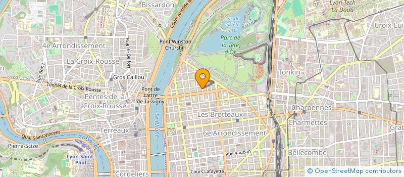 localisation de l'entreprise ORACLE  LYON