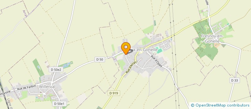 localisation de l'entreprise ORACLE  ARLEUX-EN-GOHELLE