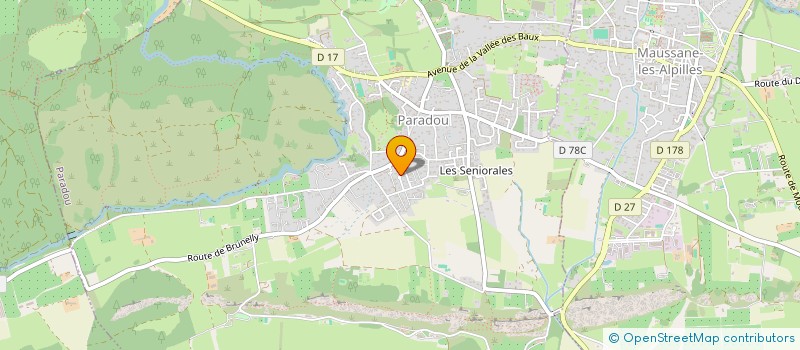 localisation de l'entreprise ORACLE DU MOULIN  PARADOU