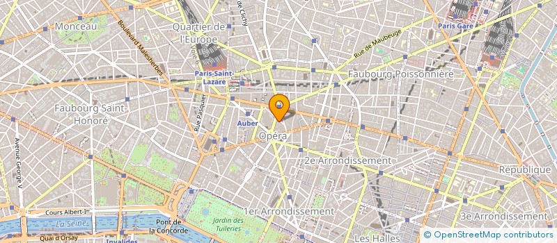 localisation de l'entreprise ORACLE FINANCE  PARIS