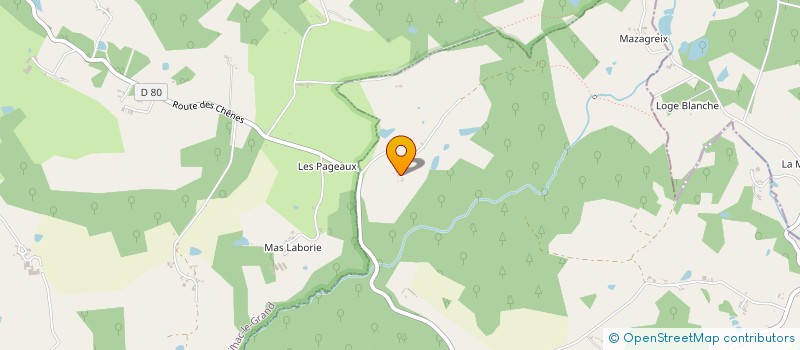 localisation de l'entreprise ORACOL à SAVIGNAC-LEDRIER