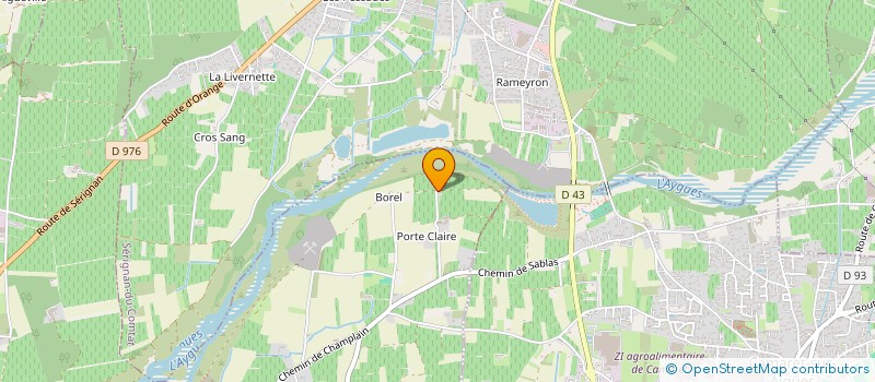 localisation de l'entreprise ORADEL à ORANGE