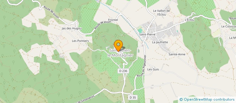 localisation de l'entreprise ORAEFI  VINON-SUR-VERDON