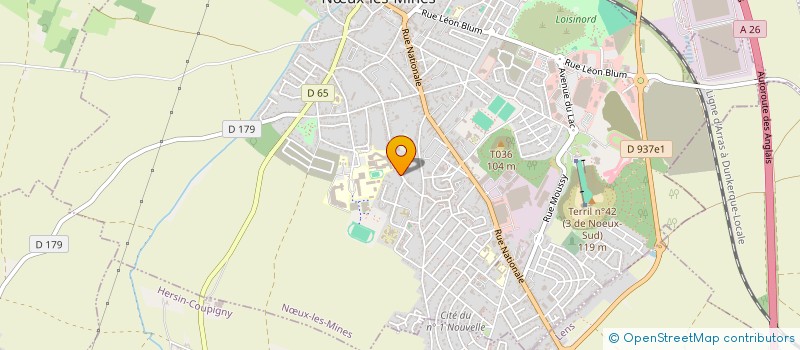 localisation de l'entreprise ORAFRET  NUX-LES-MINES