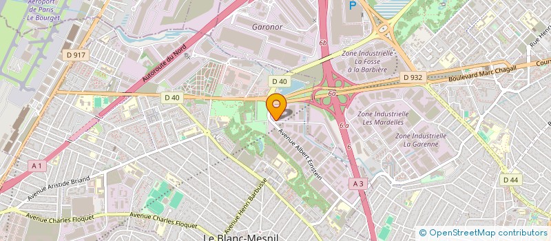 localisation de l'entreprise ORAGANISATION LOGISTIQUE SECURITAIRE à LE BLANC-MESNIL