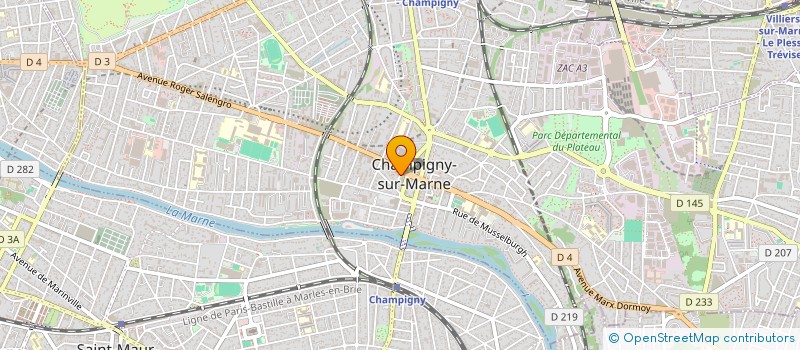 localisation de l'entreprise ORAGE FILS  CHAMPIGNY-SUR-MARNE