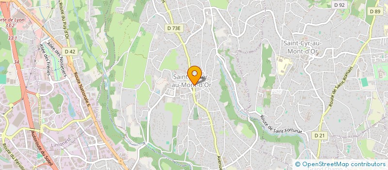 localisation de l'entreprise ORAHA  SAINT-DIDIER-AU-MONT-D'OR