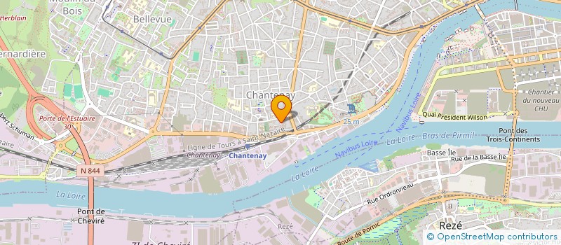 localisation de l'entreprise ORAIN à NANTES