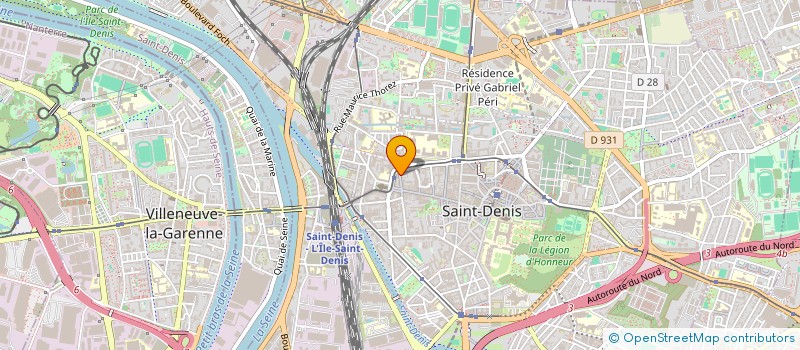 localisation de l'entreprise ORAIS à SAINT-DENIS