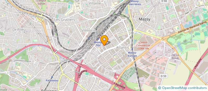localisation de l'entreprise ORAISON à MASSY