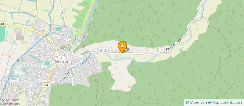 localisation de l'entreprise ORAISON TENNIS DE TABLE  ORAISON