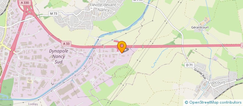 localisation de l'entreprise ORAKIN CHAMPAGNE ARDENNES  NANCY