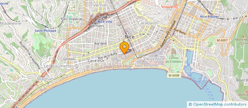 localisation de l'entreprise ORAL à NICE