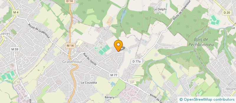 localisation de l'entreprise ORAL  GRATENTOUR