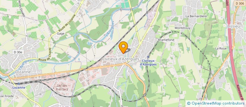 localisation de l'entreprise ORAL CAPITAL  CIVRIEUX-D'AZERGUES