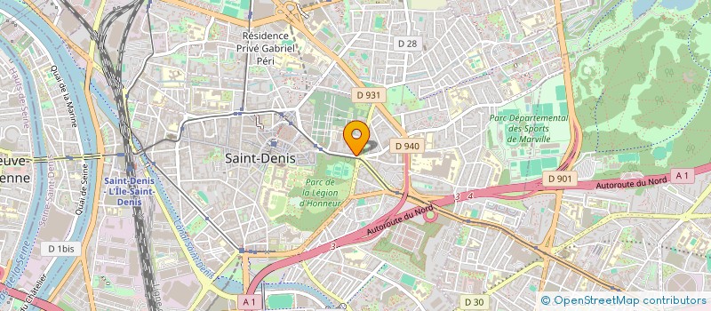 localisation de l'entreprise ORAL GROUP SAS  SAINT-DENIS