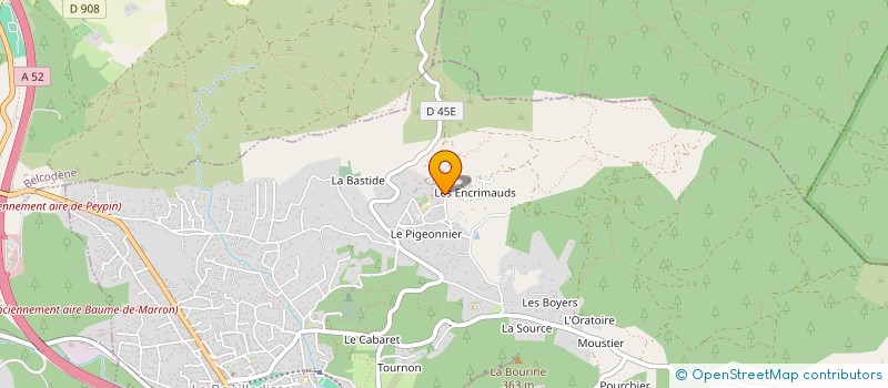 localisation de l'entreprise ORAL'LITTE  LA BOUILLADISSE