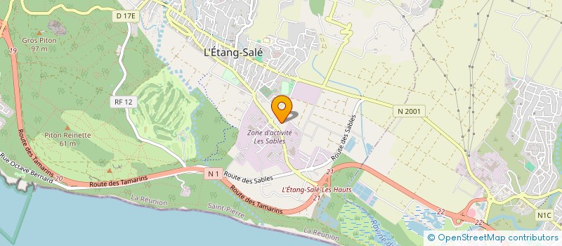 localisation de l'entreprise ORAL TECH  L'ETANG-SALE