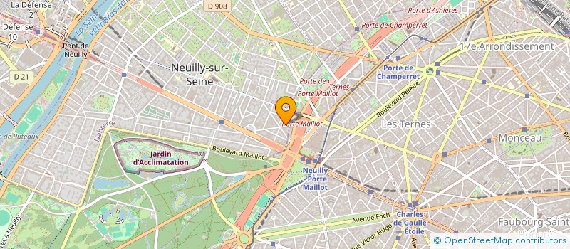 localisation de l'entreprise ORALA à NEUILLY-SUR-SEINE